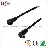 DC Power Cable with Two Right Angle 2.1X5.5 Plugs