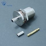 Female Bulkhead Crimp RF Coaxial N Connector for Rg142 Cable