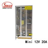 Smun as-250-12 12VDC 20A 250W Mini Size Switching Power Supply