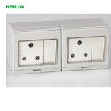 Middle East IP55 Waterproof Switch Socket