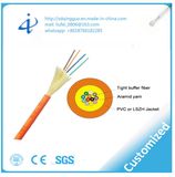 Optical Fiber Cable Flat Ribbon Cable (GJDFBV) with 12 Core