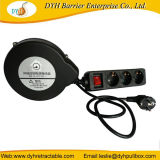UK/Us/EU Standard Plug with Retractable Cable Reel