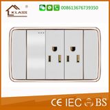 Hot Style 2-Gang 6-Pin Switch and Socket