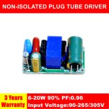 6-20W Hpf Non-Isolated Small Size Plug LED Tube Driver QS1310