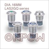 Onpow 16mm Push Button Switch (LAS2GQ, CE, RoHS)