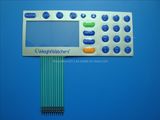 Printing Circuit CNC Overlay Keyboard Membrane Switch