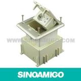 IP66 Grade Waterproof Outdoor Stainless Steel Floor Socket Box for Wiring Connection Solutions TUV CE Certificate