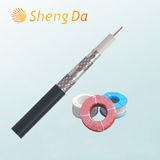Flexible Digital Satellite RG6 Quad Shield Coaxial Cable