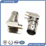Right Angle Crimp BNC Female PCB Mount Connector