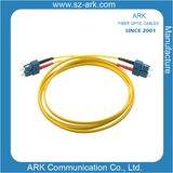 Sc-Sc Singlemode Duplex Fiber Optical Patchcord with Yellow Jacket