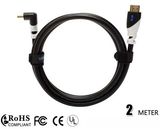 2m Right Angle HDMI Cable Premium V1.4b 4k*2k 24k Gold