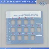 Textured Control Graphic Panel Label for Industrial