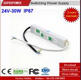 LED Driver Constant Voltage 24V 30W LED Waterproof Switching Power Supply IP67