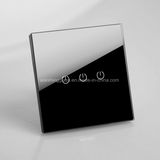 4mm High Quality Black Printing Tempered Switch Panel Glass