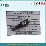 Mu Fiber Optic Fixed F/M Attenuator of Value at 1-25dB