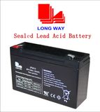 6V10 VRLA Battery Used for Alarm System Emergency Systems Lead Acid Battery Without Maintenance