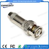 4mm Coaxial Cable Male Crimp BNC Adapter for CCTV (CT5058)