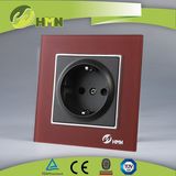 TUV Certified EU Standard New Red Toughened Glass Socket Manufacturer