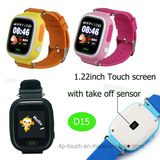 1.22inch Touch Screen GPS Tracker Watch with Sos D15