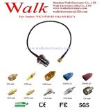 RF Cable Assembly: N Female Straight Bulkhead to RP-SMA Male Straight with Rg174 Cable