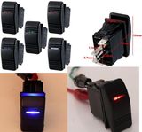 Car Boat Rocker Switch Illuminated Spst on/off 12V-24V Rocker Switch
