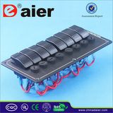 8 Way/Gang on-off Marine Boat Saplashproof Switch Panel