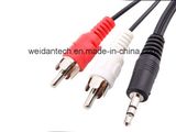 3.5stereo to 2RCA Auido Cable,