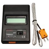 Black K Type Digital LCD Temperature Detector Thermometer Industrial Thermodetector Meter + Thermocouple Probe (TM-902C)