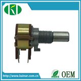 12-13mm Dual Gang Rotary Potentiometer with Metal Shaft WH122-2