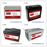 Lithium Iron Phosphate Battery (LiFePO4) 12V 24V, Like VRLA Battery