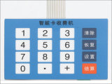 16 Keys LED Tactile Membrane Switch Keypads for Control Board, Silk Screen Printed