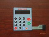 Plastic Single Flexible Push Button Membrane Switch Keypads, High Performance