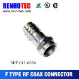 Coax Cable F Connector Plug Straight
