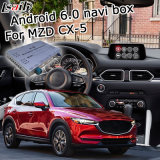 Android 6.0 GPS Navigation Box for Mazda Cx-5 Mzd Connect Video Interface Knob Control Waze