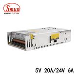 D-250b 5V 20A/24V 6A 250W Dual Output Switching Power Supply