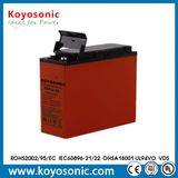 Long Life 12V 55ah Front Terminal AGM Battery for Telecom Systems