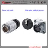 120V Plug Wiring Electric Connector Mini Waterproof Outdoor Electrical Connector