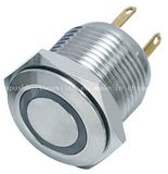16mm  Mini LED Ring Metal Push Button Reset Switch