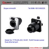 Panel Mount RJ45 Socket Connector