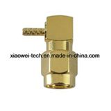 SMA Male Right Angle Connector for Rg178 Coaxial Cable