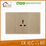 Mf 3pole Universal Wall Socket Lighting Socket
