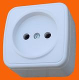 German Standard Wall Mounted Wall Socket Without Earth