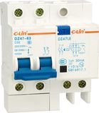 MCB Miniature Circuit Breaker (DZ47LE-63) 1p+N, 2p, 3p, 3p+N, 4p