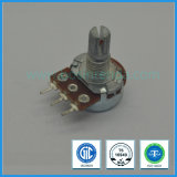 0.05W 16mm Single Gang Carbon Rotary Potentiometer