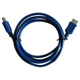 High Speed HDMI Male to HDMI Male Cable TV Cable Blue Color (HD-020)