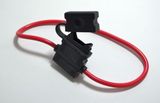 Scosche 10 Ga AWG Gauge Copper 12 Volt Atc Fuse Holder Wire Cable Auto