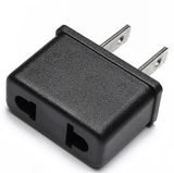 Universal Black White EU Au Us to USA Us 2 Pins Plug Adapter Converter