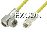 F Male to F Male Right Angle Cable