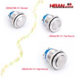 Screw Terminal Waterproof Anti-Vandal Momentary and Latching Stainless Steel Waterproof IP65 Push Button Switch
