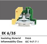 Good Insulation Conductivity Wire Terminal Blocks (EK6/35)